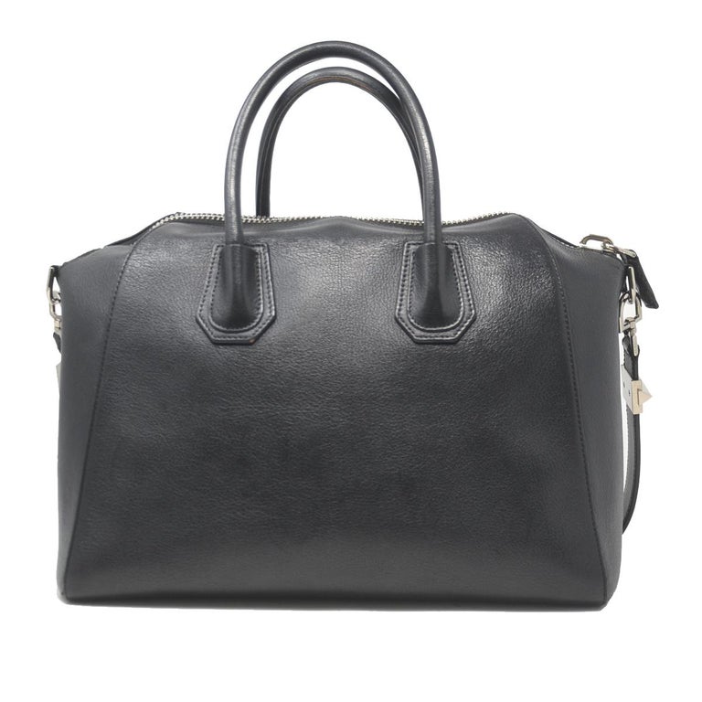 Givenchy Antigona Medium Black Leather Tote Handbag at 1stDibs ...