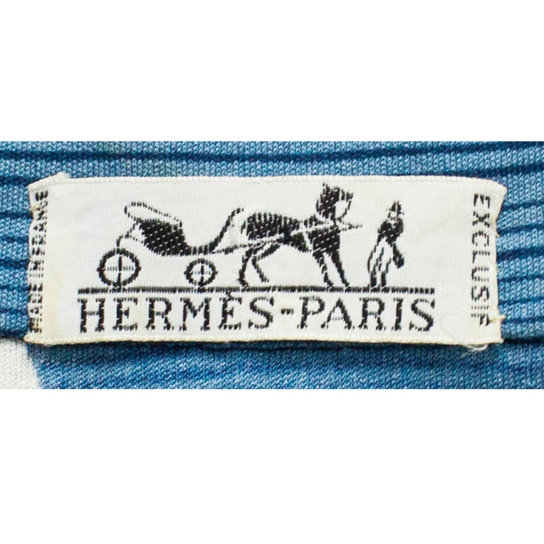 Hermès delicate silk jersey dress, circa 1970s at 1stDibs
