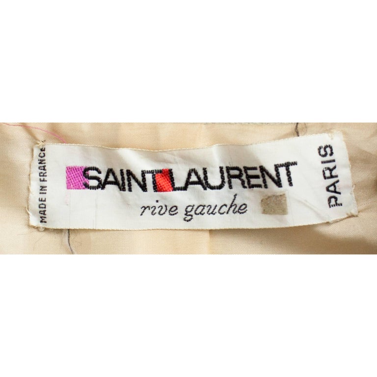 Yves Saint Laurent suede Cossack inspired jacket, circa 1976 4