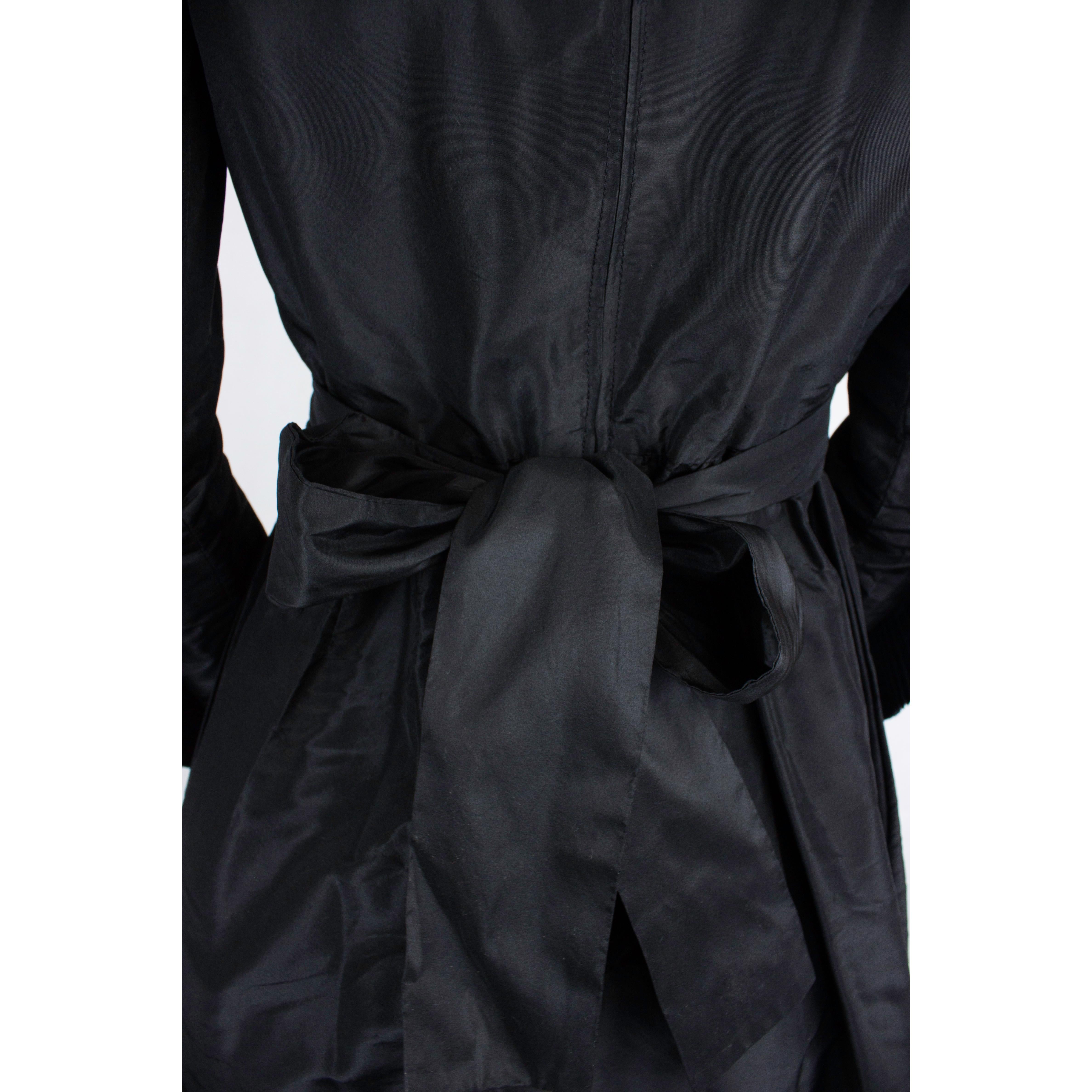 Chanel little black silk dress, Circa 1970 3