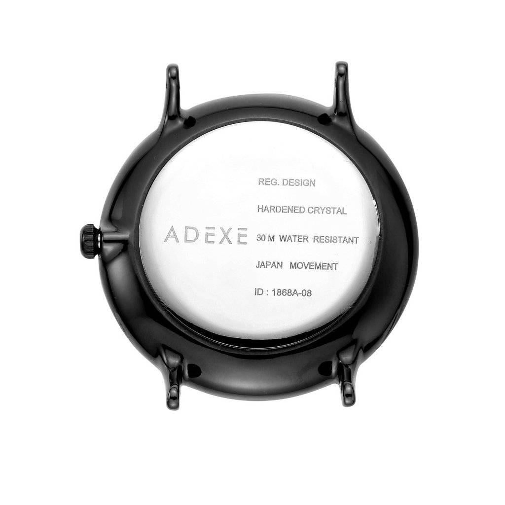 ADEXE Watches Foreseer Gun Black Contemporary WristWatch In New Condition In London, GB