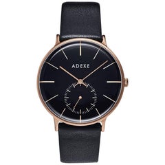 Used ADEXE Watches Freerunner Petite Black & Rosegold Quartz Watch