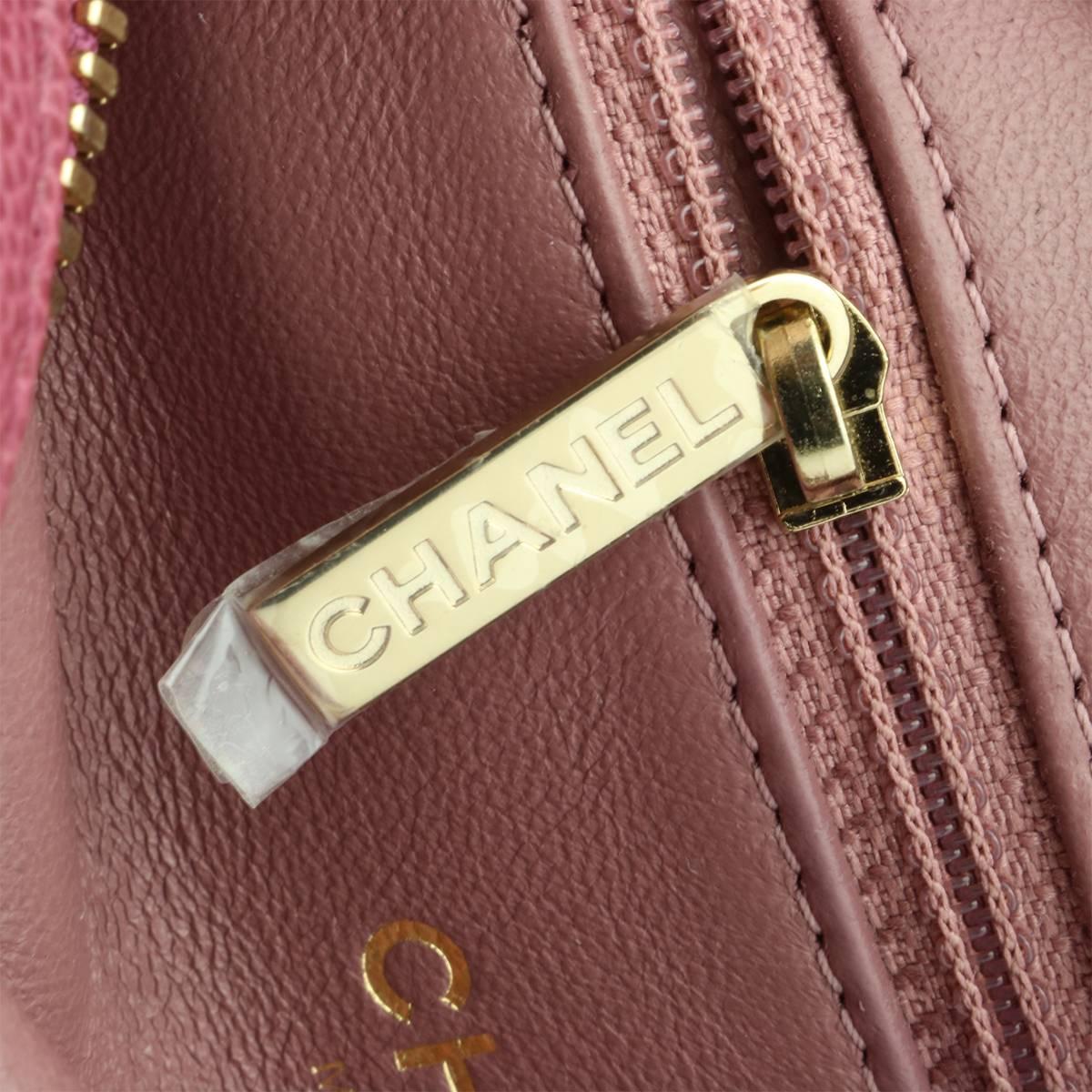 CHANEL Business Affinity Camera Case Pink Caviar with Gold Hardware 2016 8