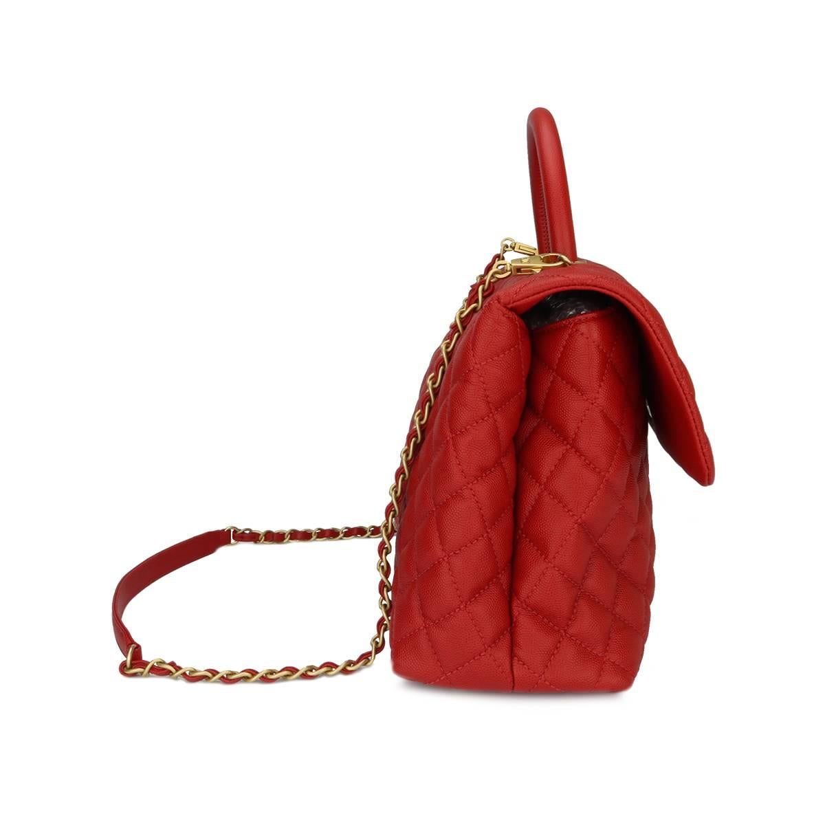 red chanel coco handle