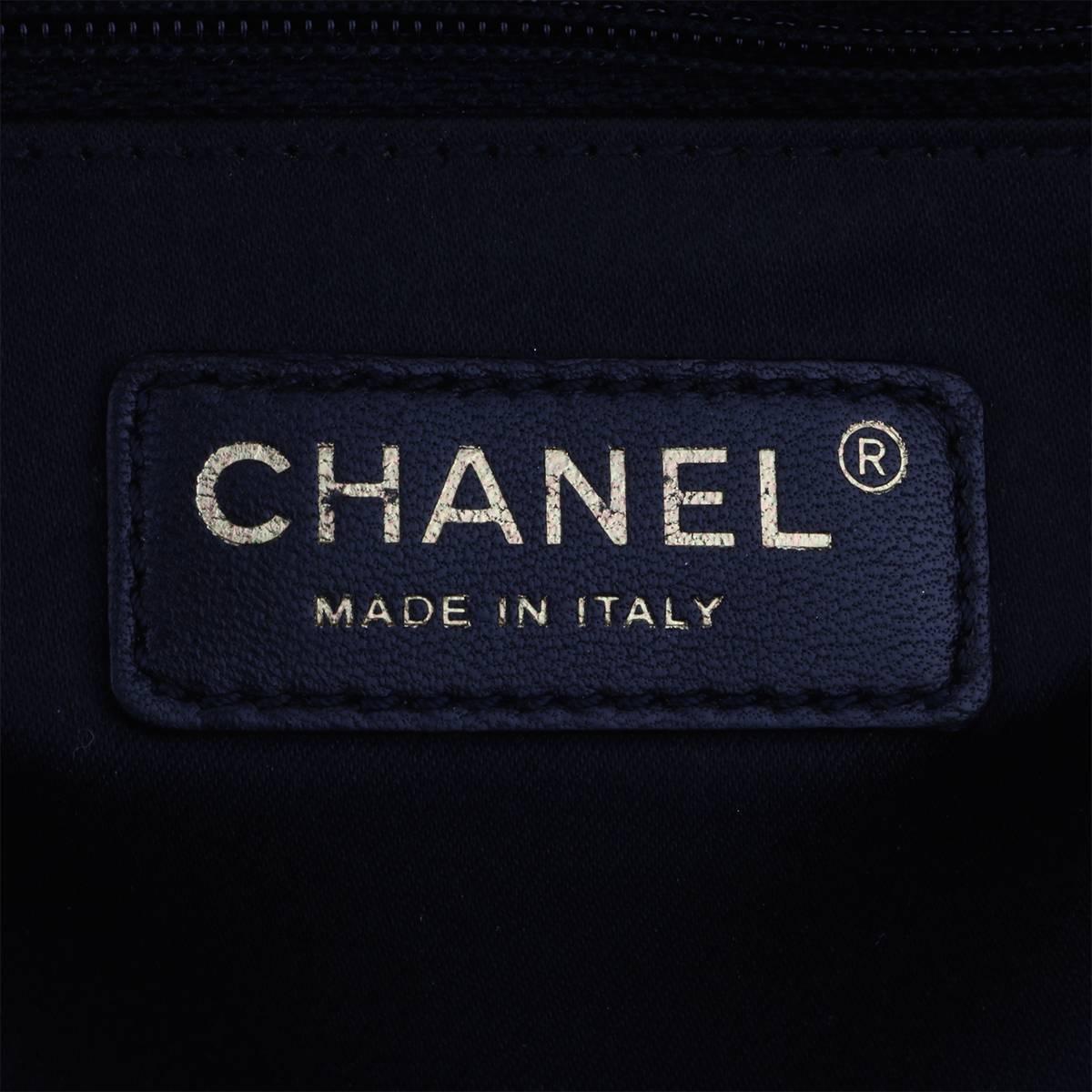 CHANEL Grand Shopping Tote (GST) Black Caviar with Gold Hardware 2012 10