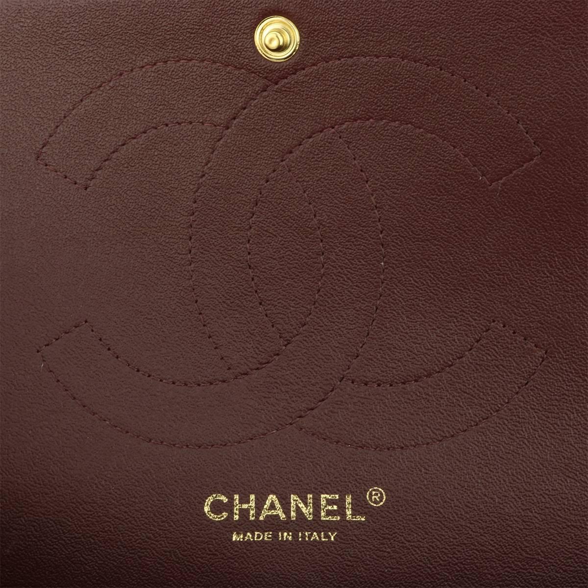  CHANEL Classic Jumbo Double Flap Black Caviar with Gold Hardware 2014 11