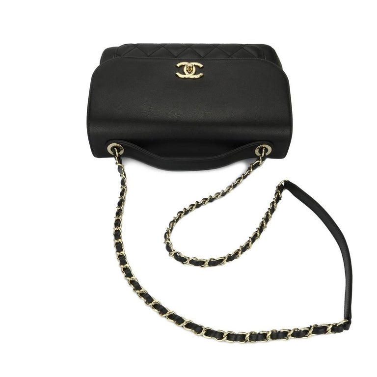 CHANEL Business Affinity Large Black Caviar/Calfskin with Champagne HW ...