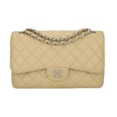 Chanel Bicolor Calfskin Classic Flap Shoulder Bag at 1stdibs