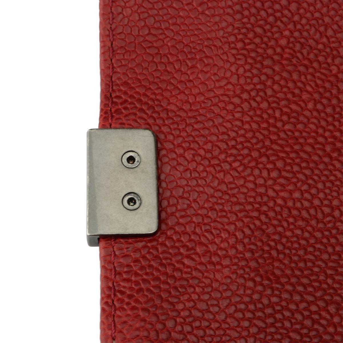 Chanel Medium Rich Red Caviar Quilted Boy Bag with Ruthenium Hardware, 2015 8