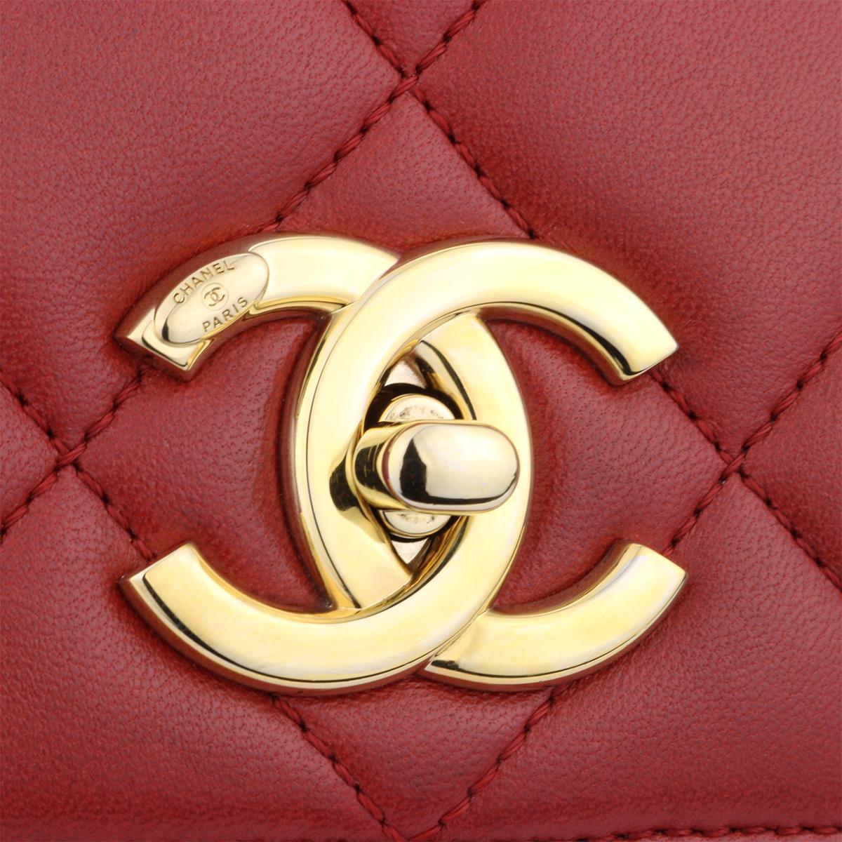 chanel trendy cc red