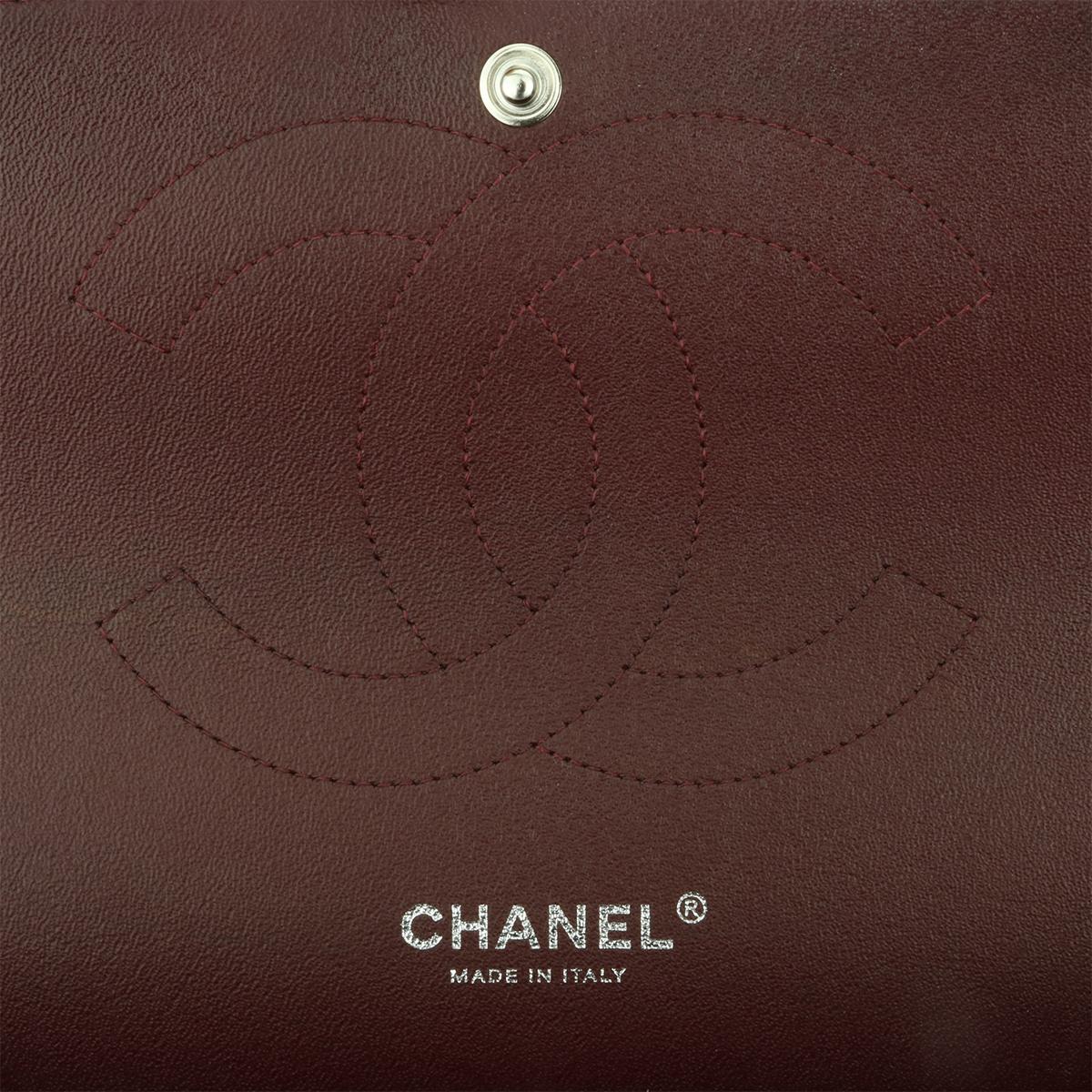 CHANEL Classic Jumbo Double Flap Black Lambskin with Silver Hardware 2014 11