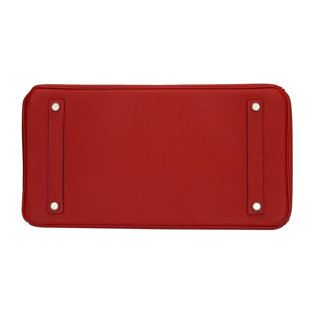 Hermès Birkin 35cm Q5 Rouge Casaque Epsom Leather with Palladium Hardware 2015 1