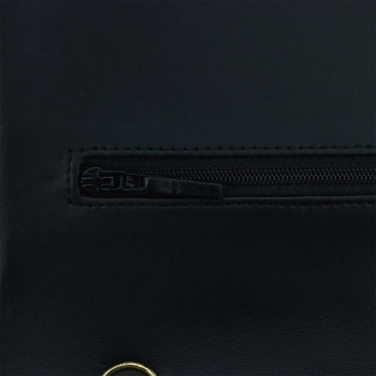 CHANEL Black Lambskin Maxi Double Flap with Gold Hardware 2012 11