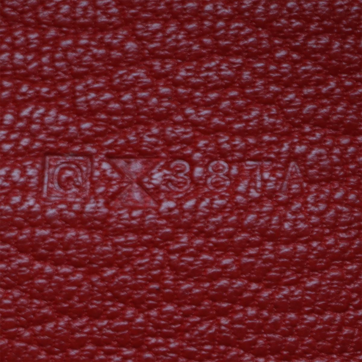 Hermès Bearn Wallet Q5 Rouge Casaque Goatskin with Gold Hardware Stamp Q 2013 9