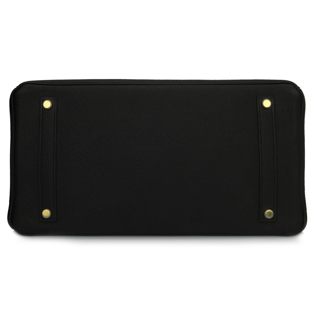Hermès Birkin 35cm Black Togo Leather with Gold Hardware Stamp T 2015 2