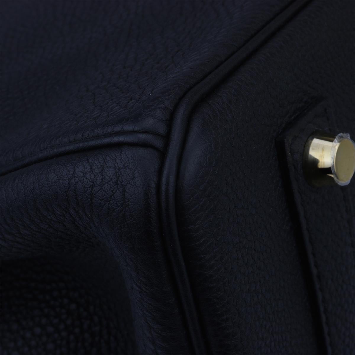 Hermès Birkin 35cm Black Togo Leather with Gold Hardware Stamp T 2015 5