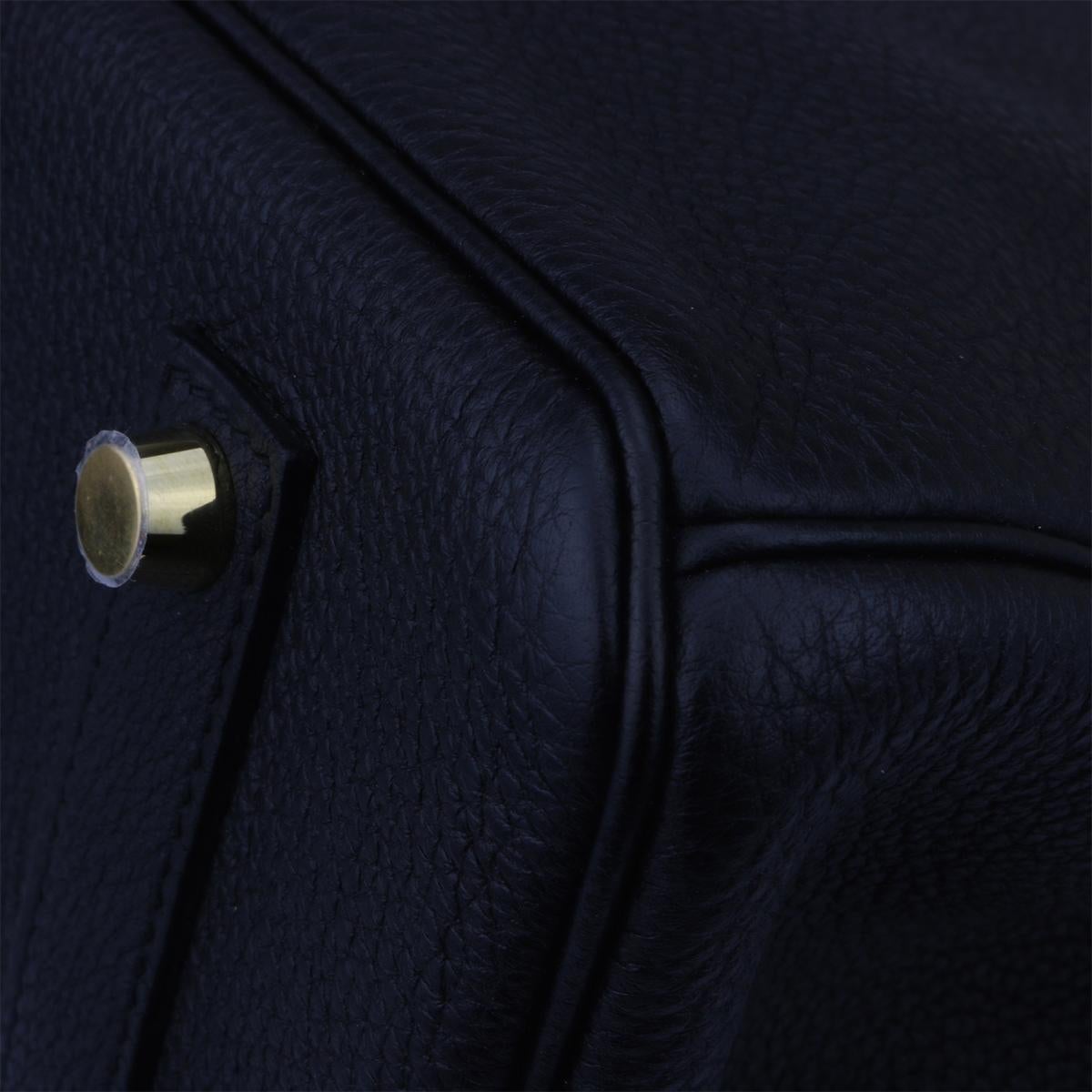 Hermès Birkin 35cm Black Togo Leather with Gold Hardware Stamp T 2015 6
