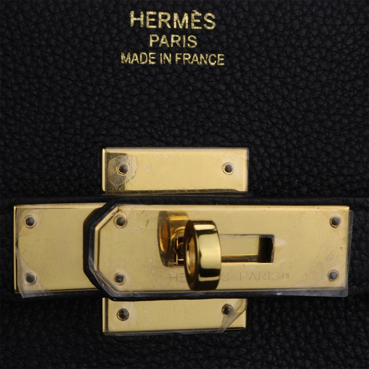 Hermès Birkin 35cm Black Togo Leather with Gold Hardware Stamp T 2015 8