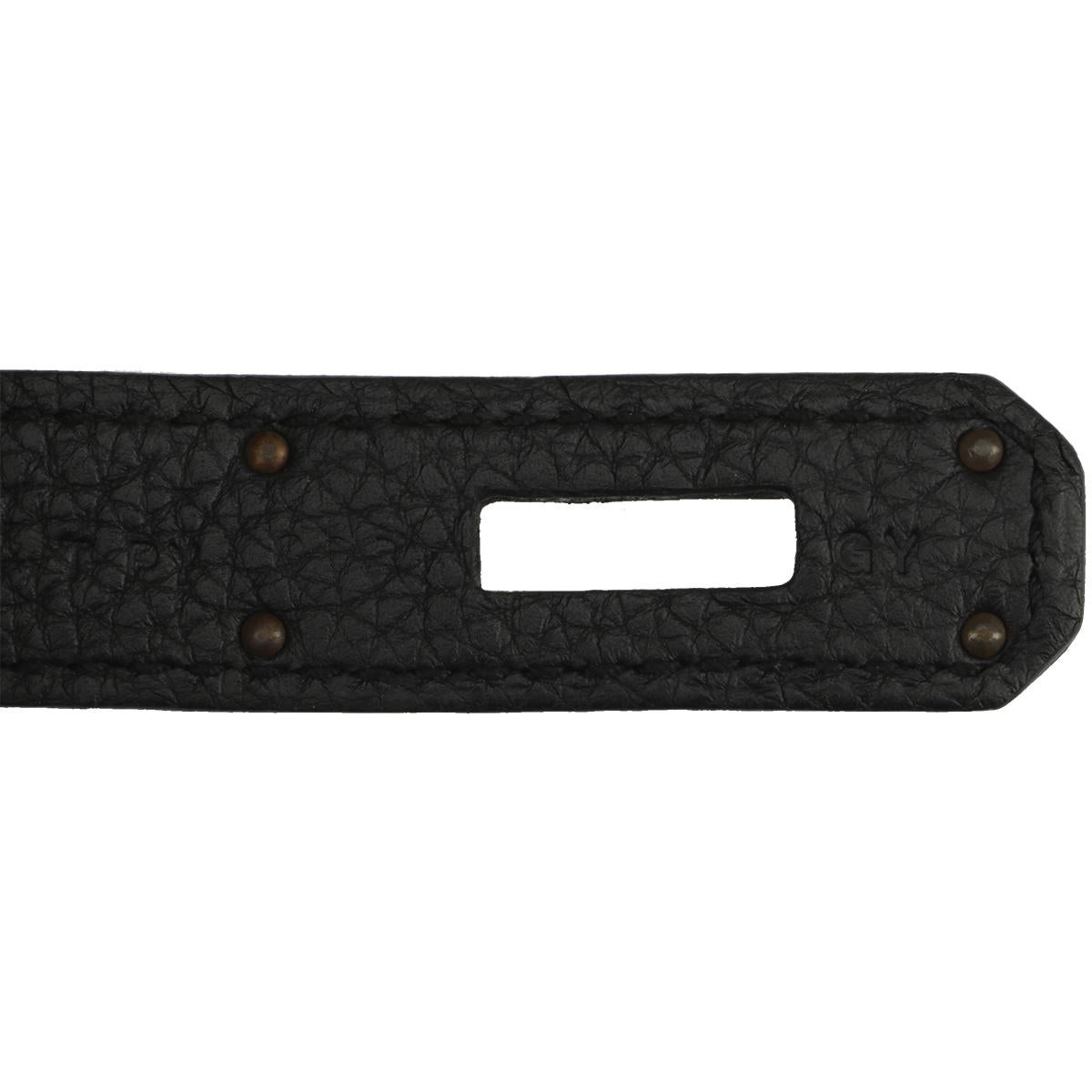 Hermès Birkin 35cm Black Togo Leather with Gold Hardware Stamp T 2015 9