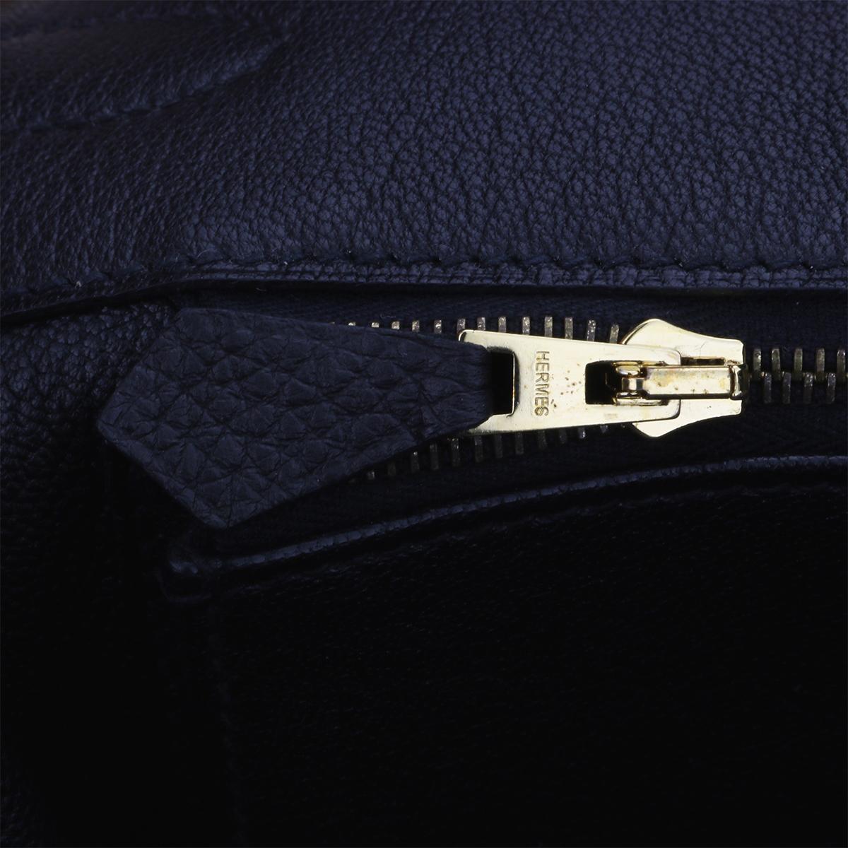 Hermès Birkin 35cm Black Togo Leather with Gold Hardware Stamp T 2015 13