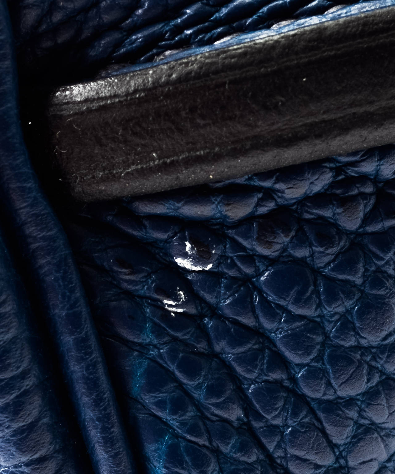 Hermès Bleu De Prusse So Kelly 22 in Togo leather 6