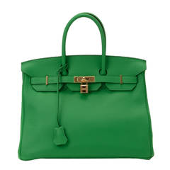 Hermès Bamboo Birkin 35 in Taurillon Clémence