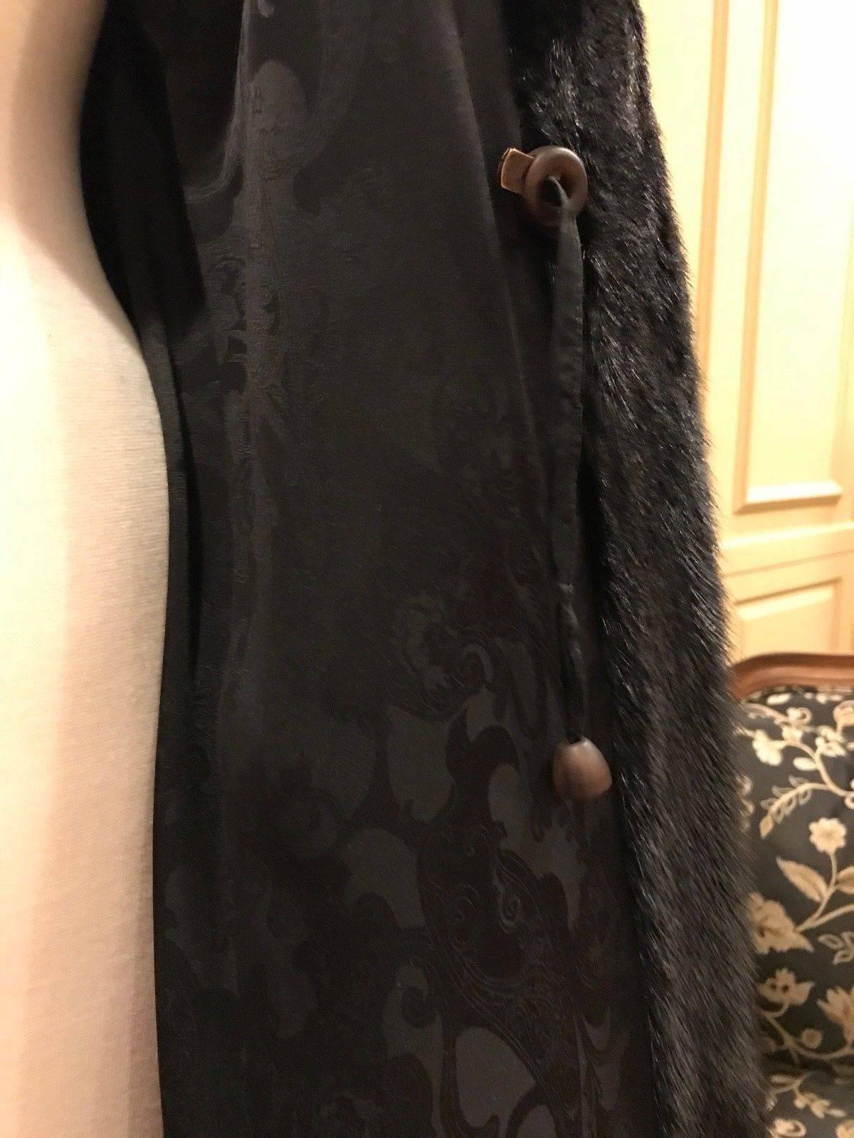 Fabbri Furriers Chicago Full Length Canadian Female Mink Pelts Coat  For Sale 1