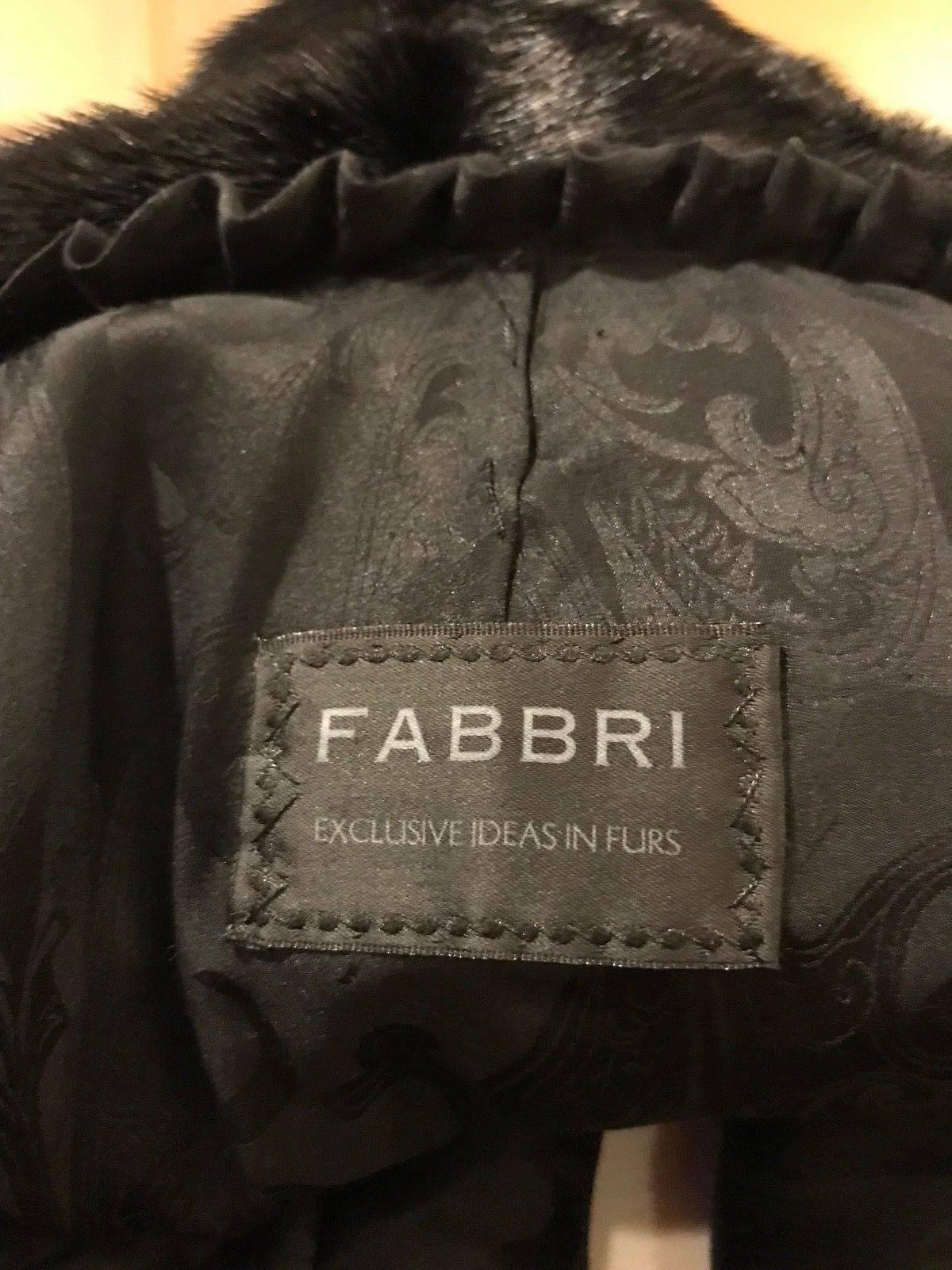 Fabbri Furriers Chicago Full Length Canadian Female Mink Pelts Coat  For Sale 2