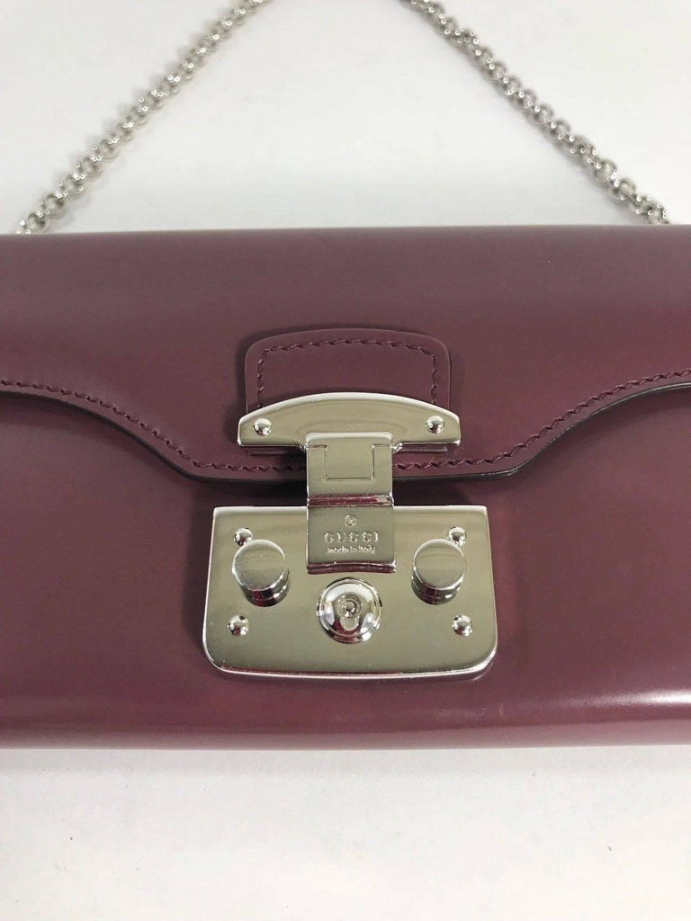 Gucci Padlock Continental Wallet on Chain For Sale at 1stDibs padlock