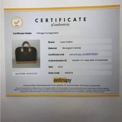 Louis Vuitton Monogram Alma PM Top Handle Bag