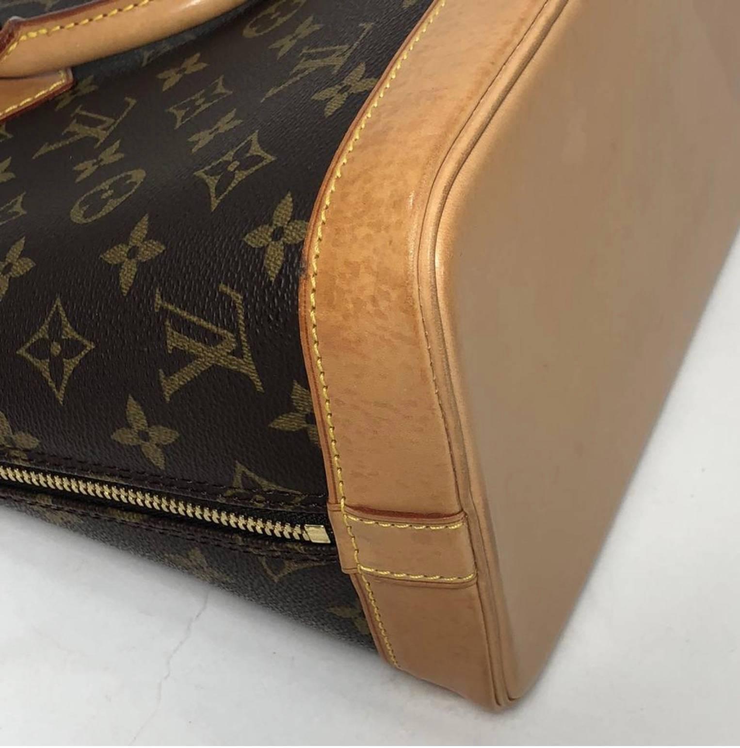 Louis Vuitton Monogram Alma PM Top Handle Bag For Sale 3