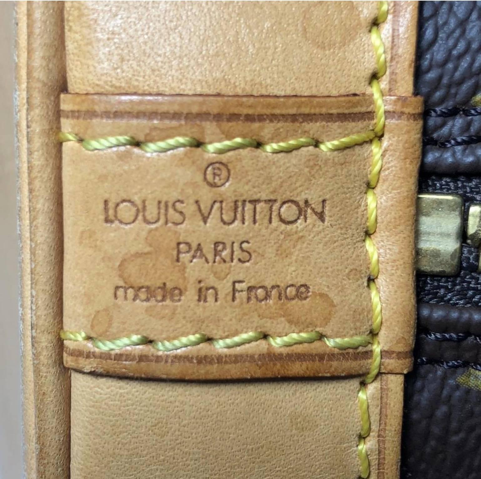 Louis Vuitton Monogram Alma PM Satchel Bag For Sale 4