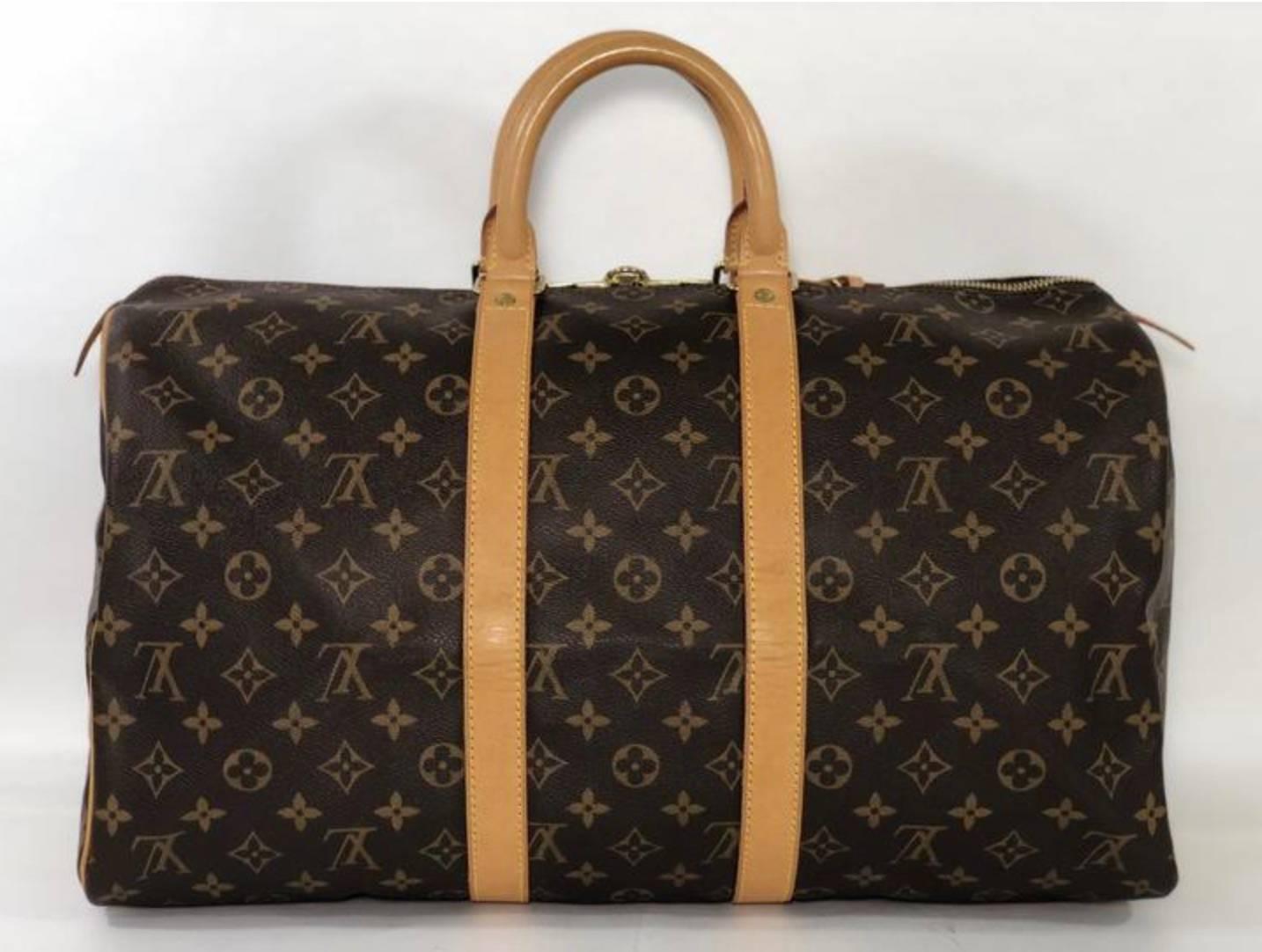 Louis Vuitton Monogram 45 Keepall Bag 1