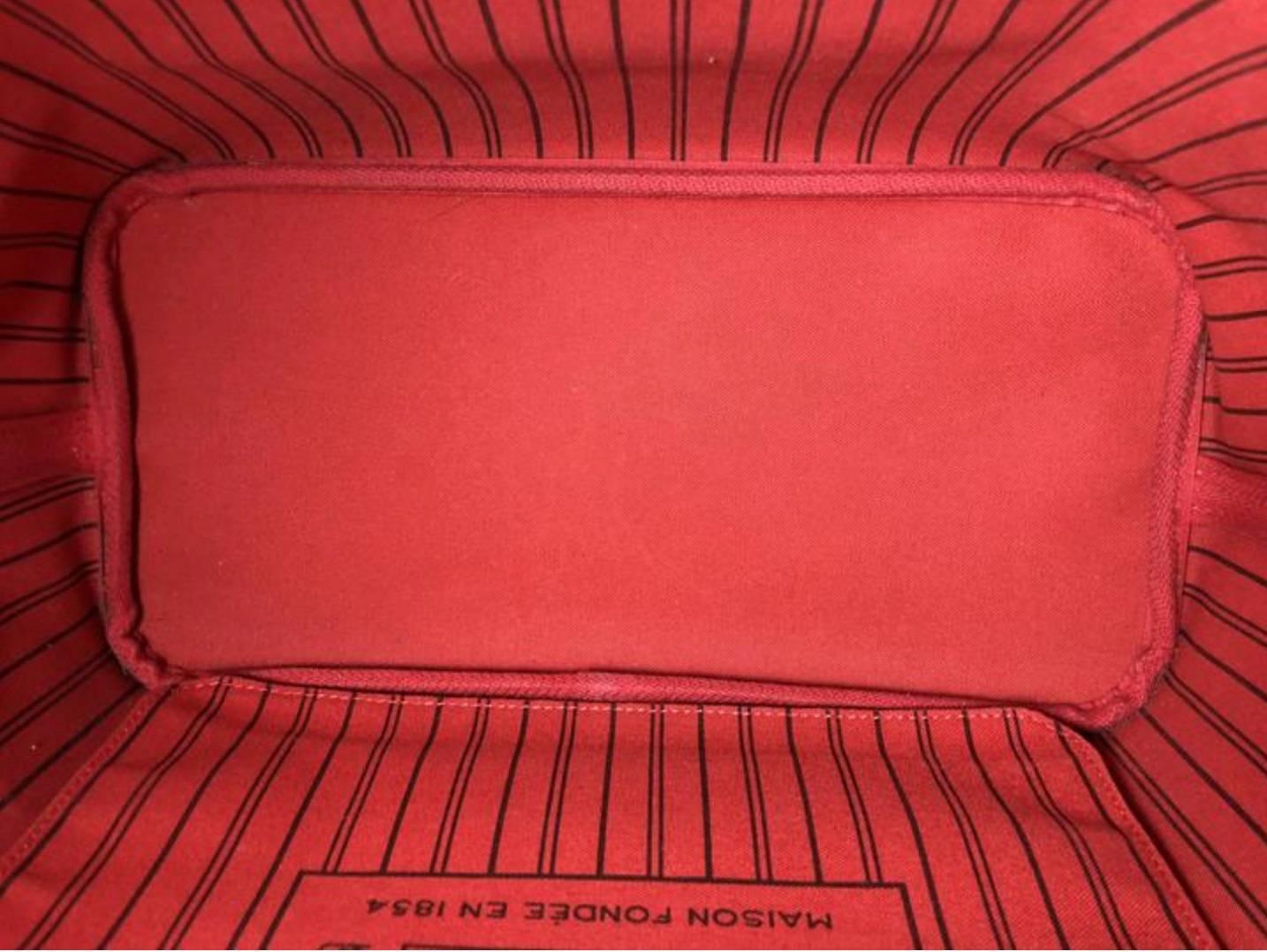 Louis Vuitton Monogram Neverfull MM with Cherry Interior Tote Handbag  5