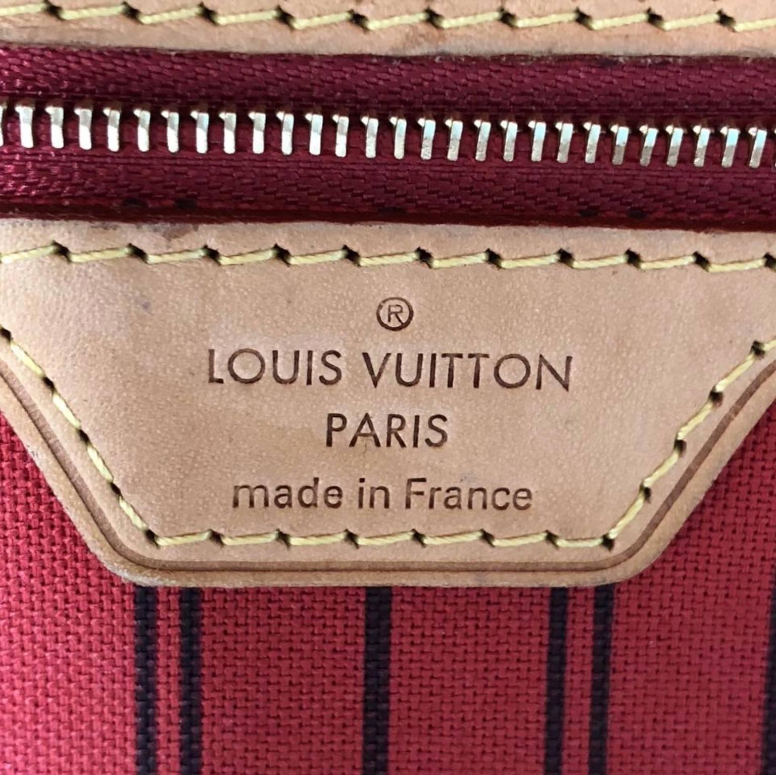 Louis Vuitton Monogram Neverfull MM with Cherry Interior Tote Handbag  6