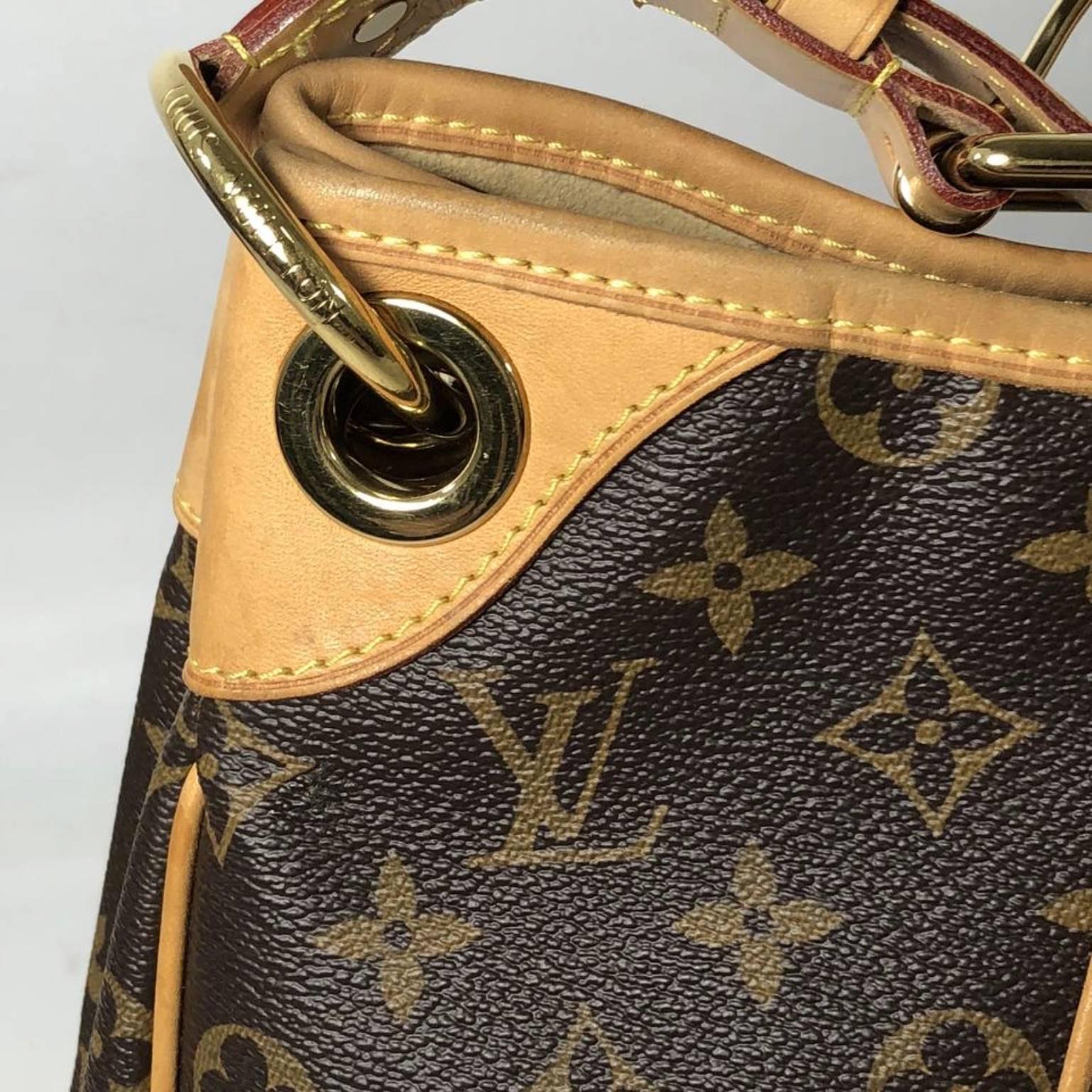 Black Louis Vuitton Monogram Galliera PM Hobo Handbag For Sale