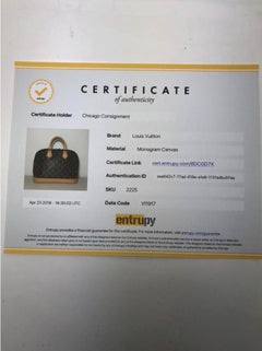 Louis Vuitton Monogram Alma PM Satchel Handbag