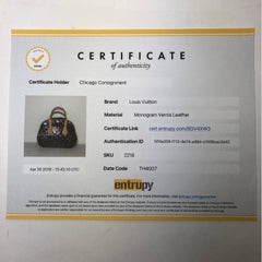 Louis Vuitton Vernis Summit Drive in Amarante Top Handle Handbag