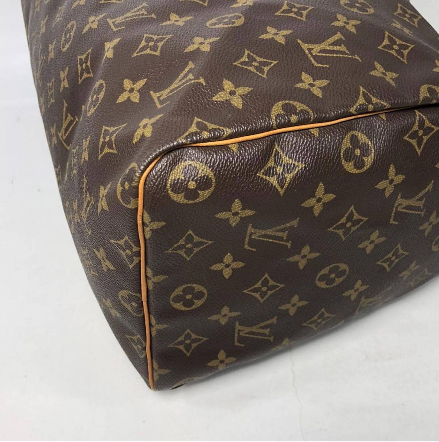 Louis Vuitton Monogram Speedy 40 Satchel Handbag 1