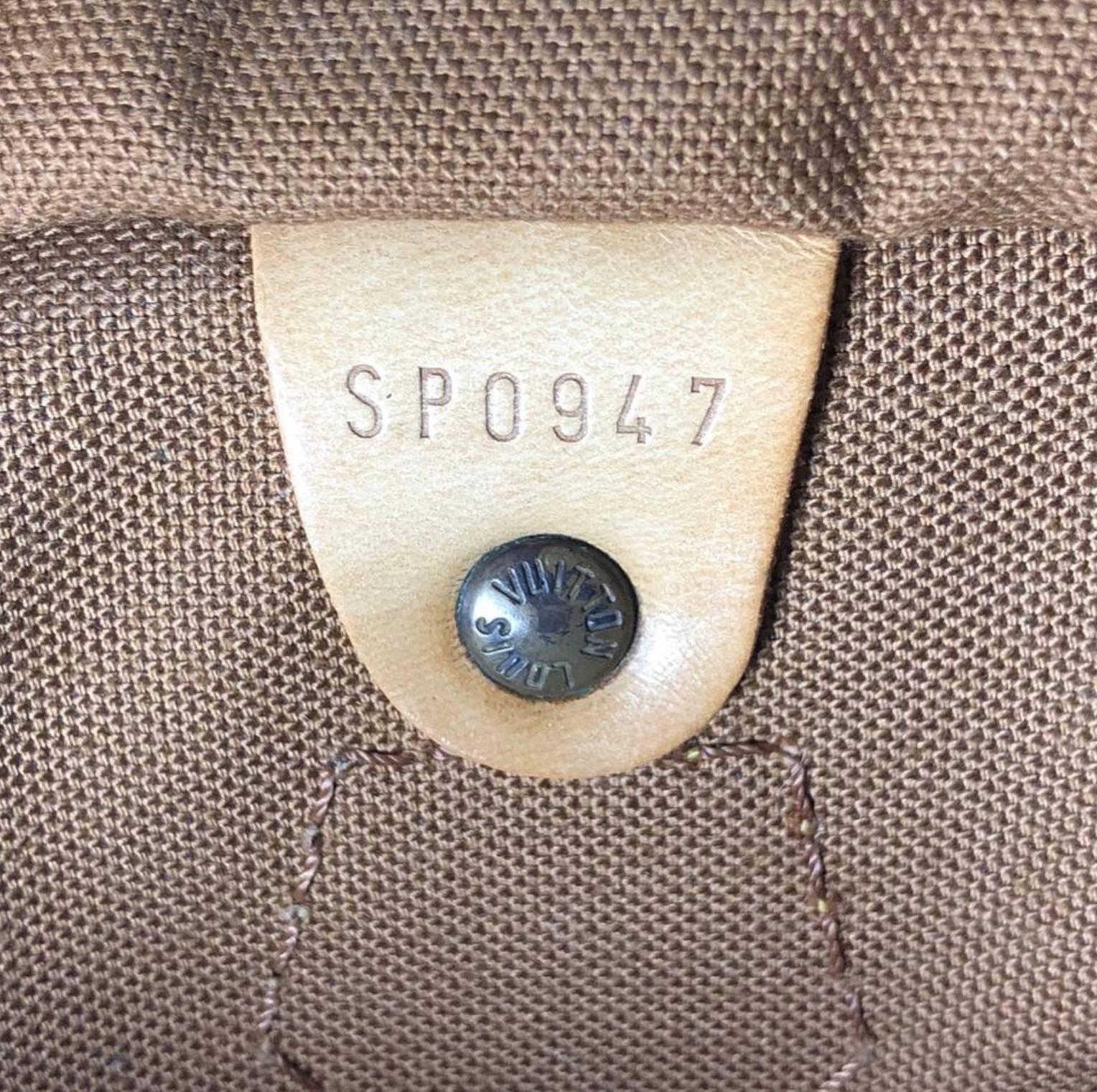 Louis Vuitton Monogram Speedy 40 Satchel Handbag 6