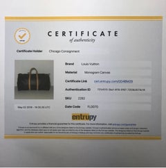 Louis Vuitton Monogram Keepall 55 Travel Handbag