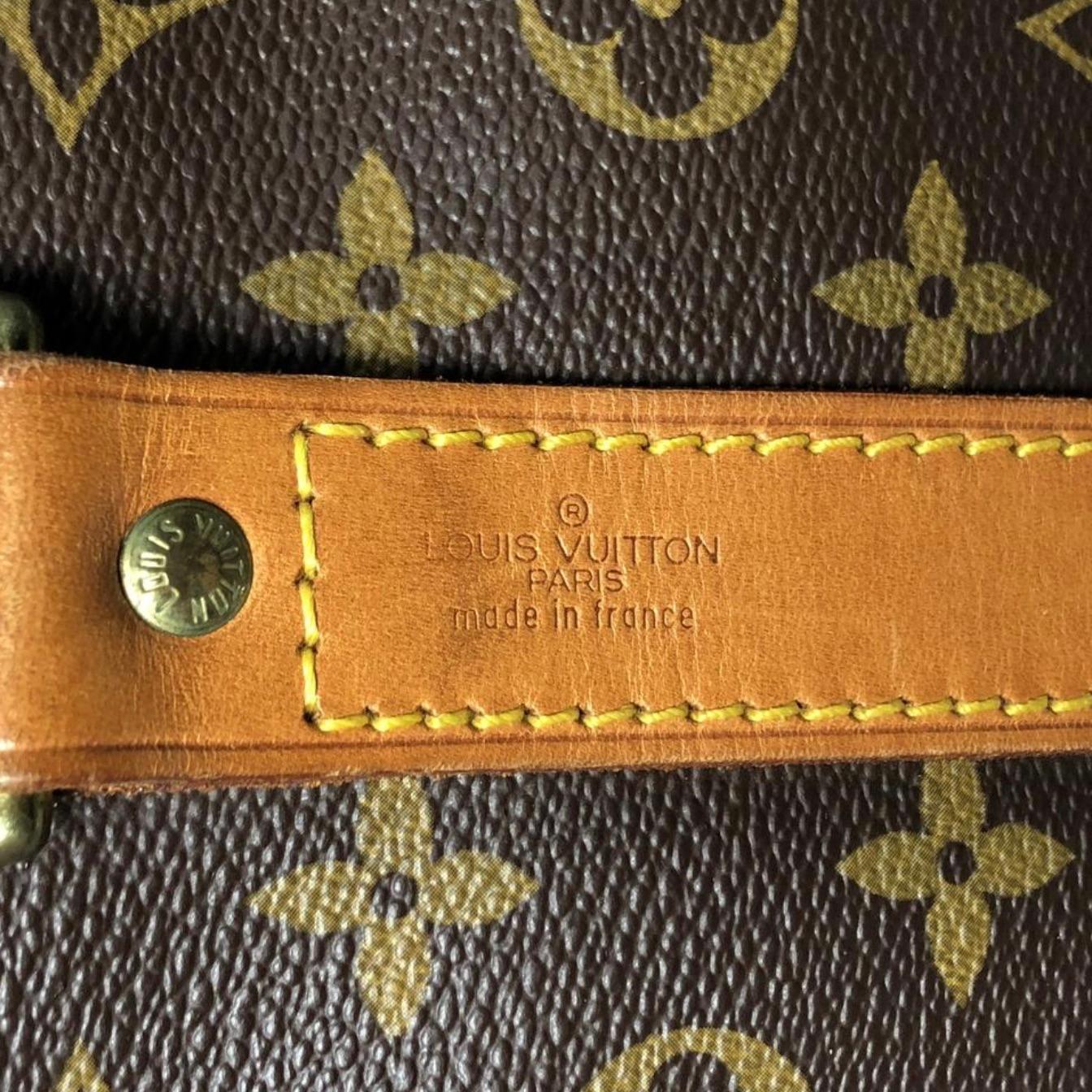 Louis Vuitton Monogram Keepall Bandoliere 55 Travel Handbag 6