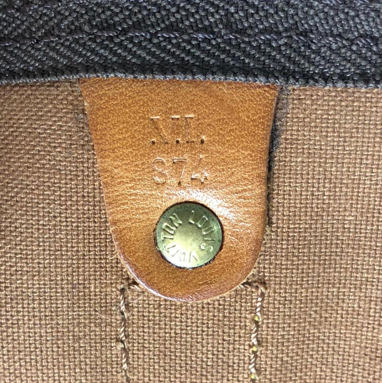 Louis Vuitton Monogram Keepall Bandoliere 55 Travel Handbag 7
