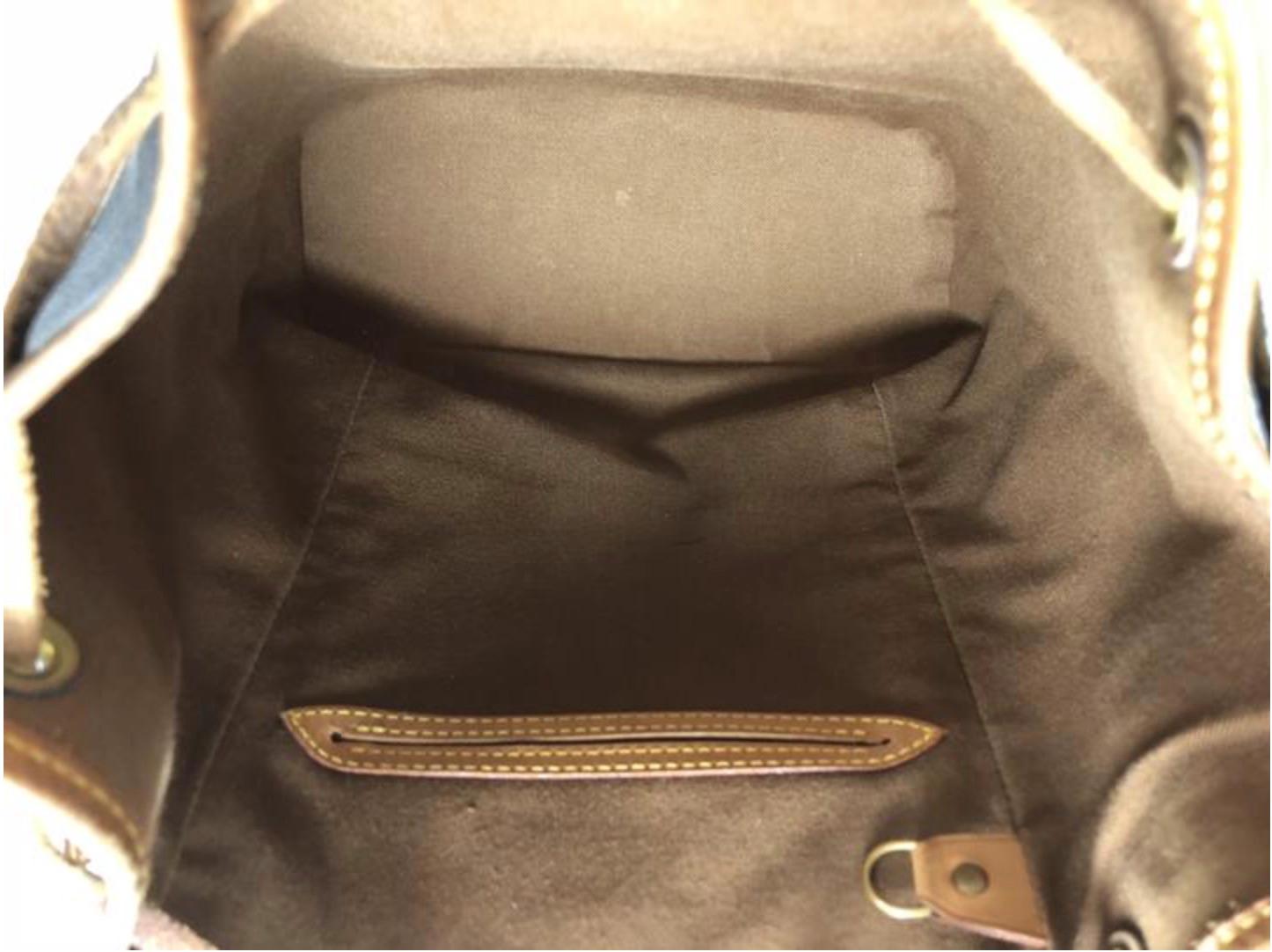 Louis Vuitton Monogram Montsouris MM Backpack Handbag For Sale 2