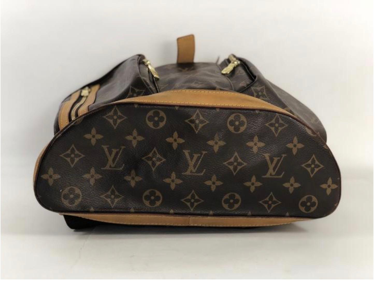 Louis Vuitton Monogram Bosphore Backpack Handbag For Sale 2