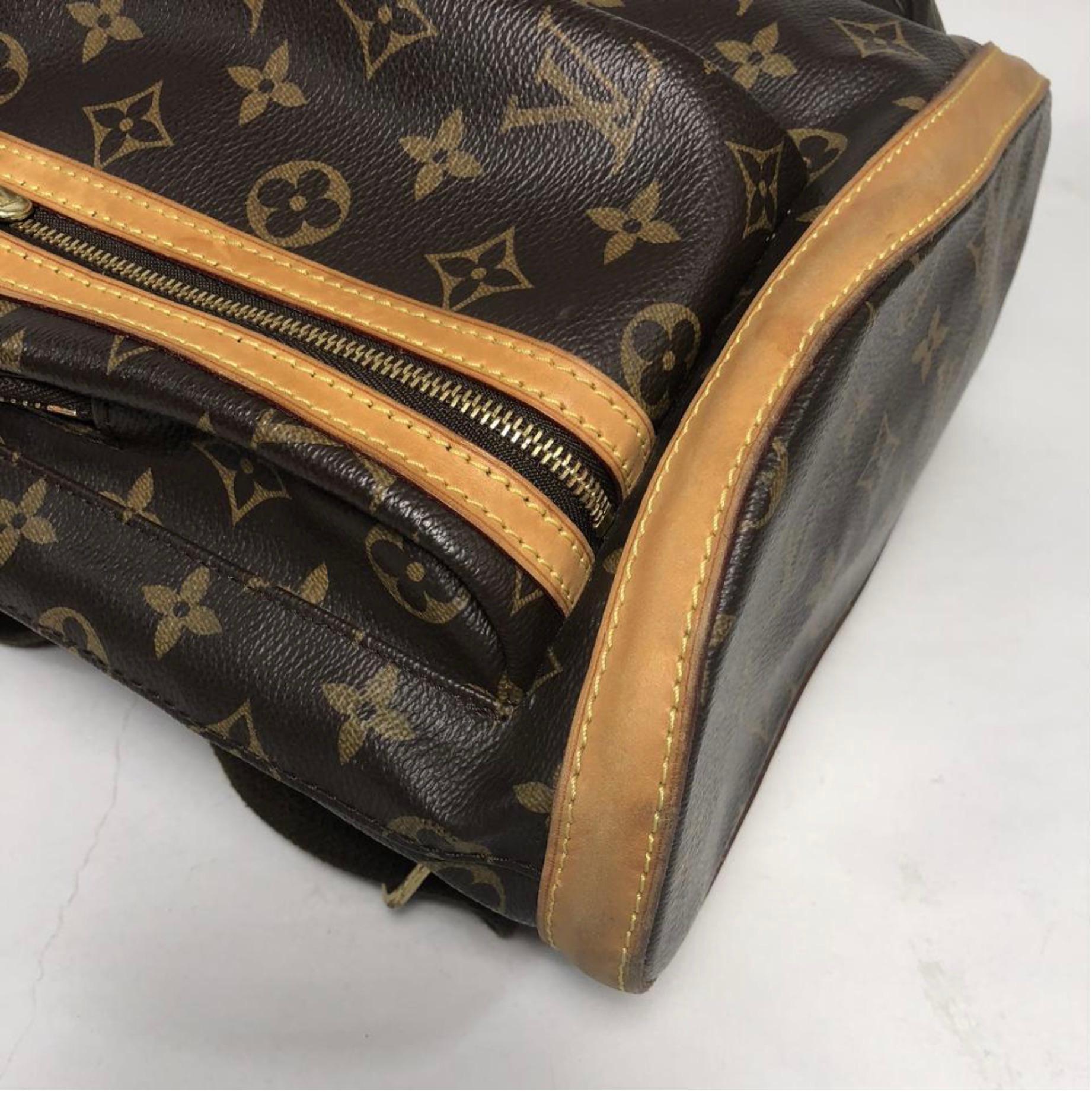Louis Vuitton Monogram Bosphore Backpack Handbag For Sale 4