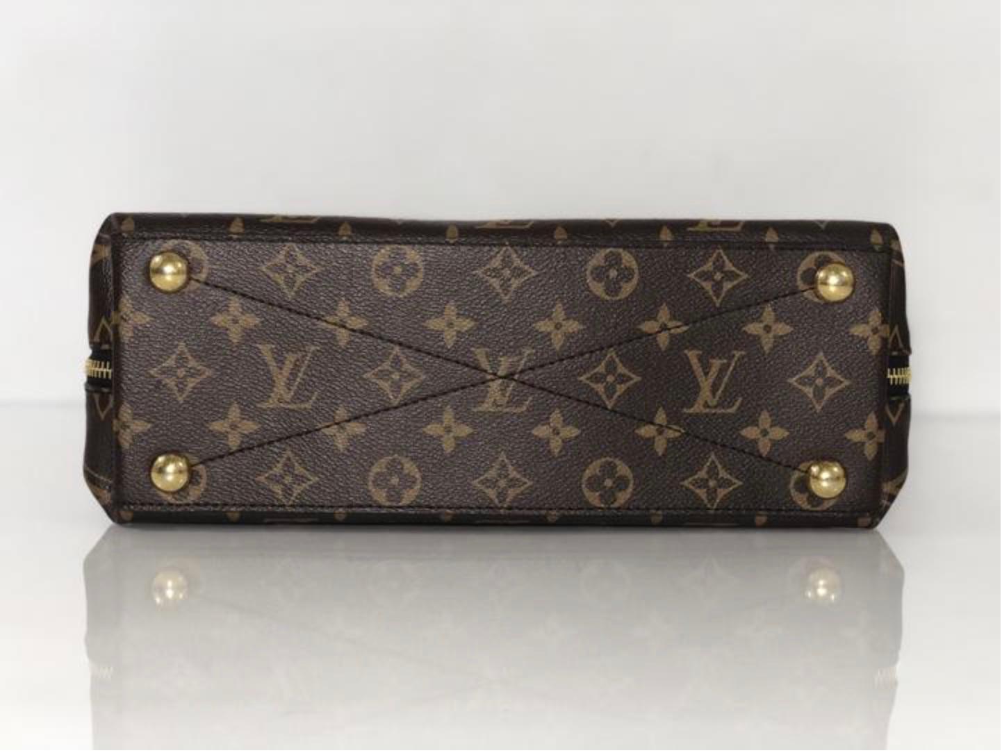 Black Louis Vuitton Monogram Voltaire Shoulder Handbag For Sale
