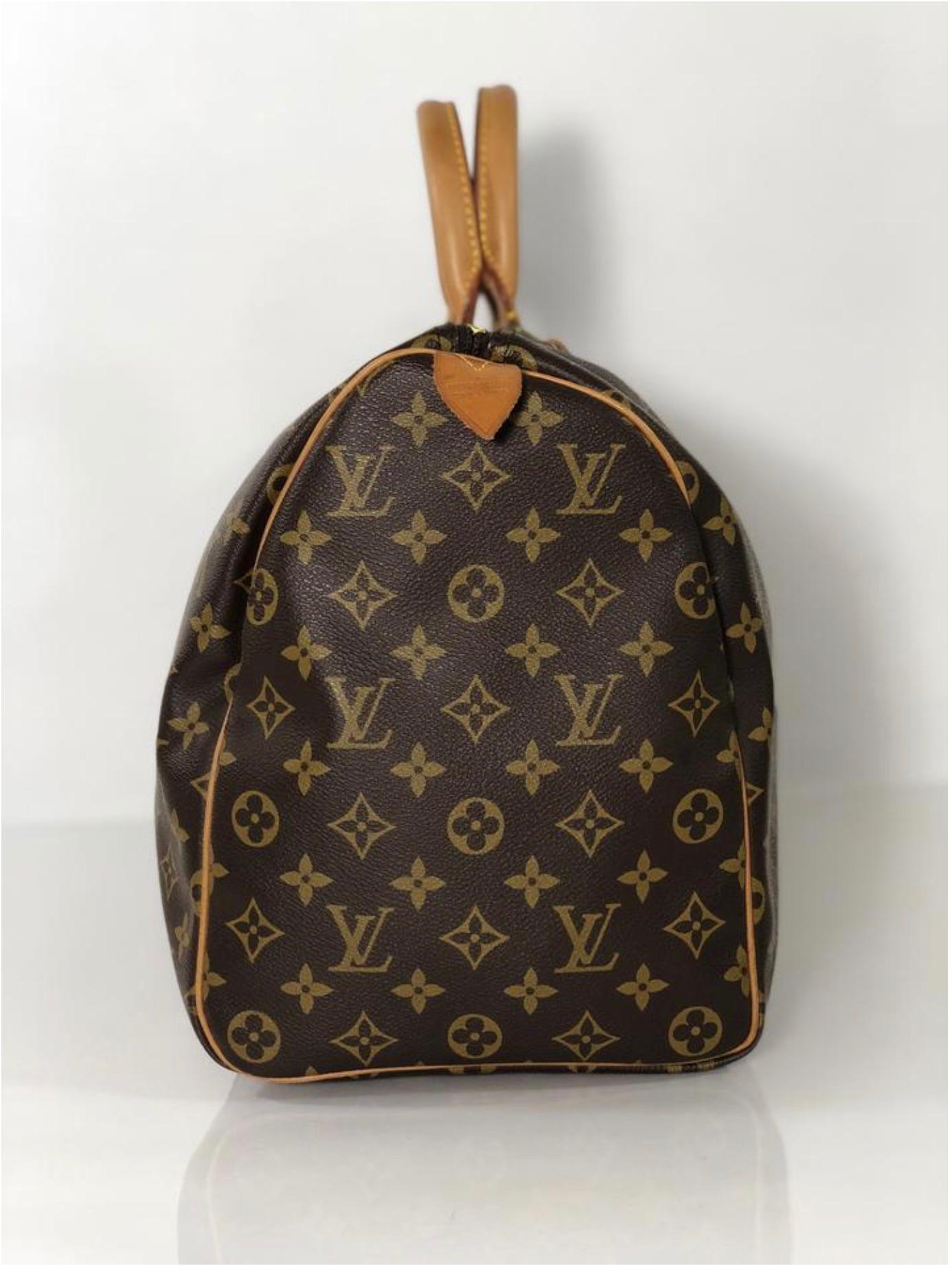 Black Louis Vuitton Monogram Keepall 45 Travel Handbag For Sale