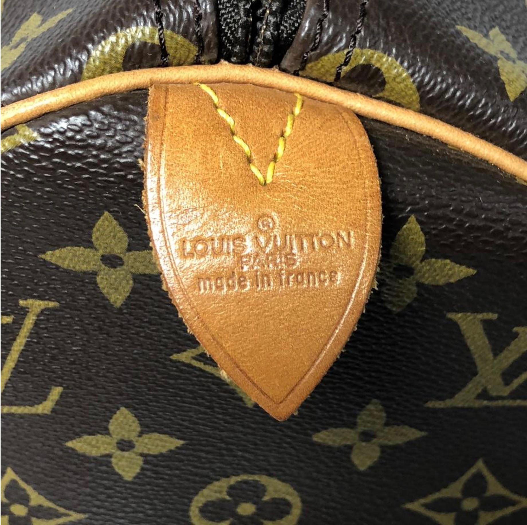 Louis Vuitton Monogram Keepall 45 Travel Handbag For Sale 5