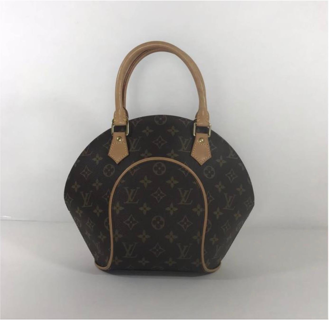 Black Louis Vuitton Monogram Ellipse PM Satchel Top Handle Handbag For Sale